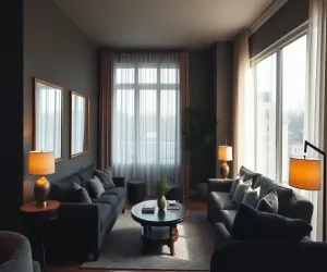 Jak rozjaśnić salon z ciemnymi meblami