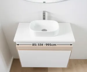 Na jakiej wysokości szafka pod umywalkę nablatową