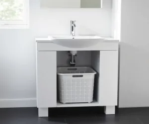 Szafka pod umywalkę z koszem na pranie 60 cm