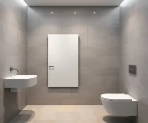 Szafka ukryta w płytkach